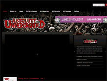 Tablet Screenshot of absoluteunderground.tv